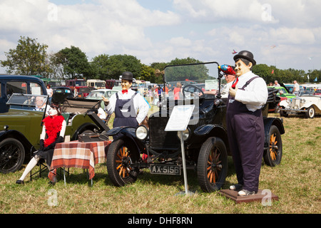 A 1924 Model T Ford at a car show in the U.K. Stock Photo