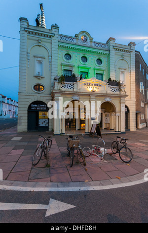 Dusk at Duke of Yorks Cinema in Brighton. Stock Photo