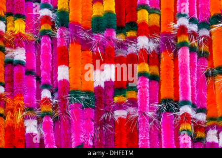 India, Rajasthan, Jaipur, Diwali decorative garlands Stock Photo