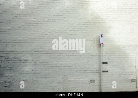 Brick Wall Streetscape Retail Background Stock Photo