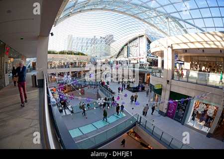 Inside the Trinity shopping centre, Leeds, West Yorkshire Stock Photo