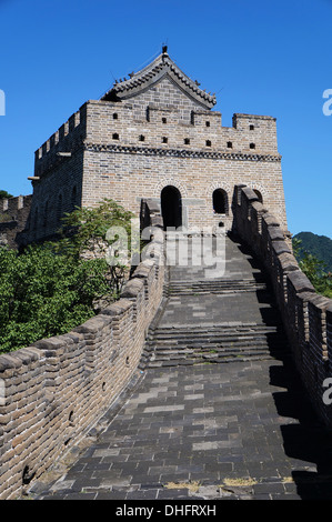 The Great Wall of China at Mutianyu Stock Photo