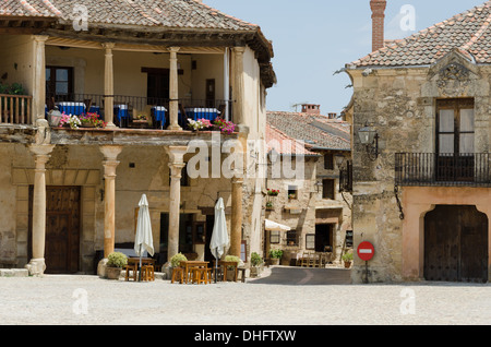 Village of Pedraza, in the province of Segovia, Spain Stock Photo