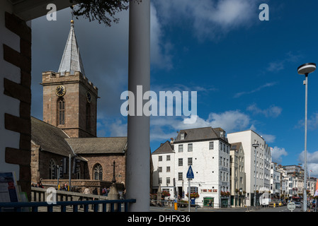 Quayside, St Peter Port, Guernsey, Channel Islands. Stock Photo