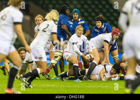 London, UK. 09th Nov, 2013. England's Natasha HUNT during the Women's International Rugby Union game between England and France from Twickenham Credit:  Action Plus Sports/Alamy Live News Stock Photo