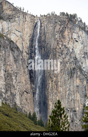 Ribbon Fall, Yosemite National Park, California, U.S.A. Stock Photo