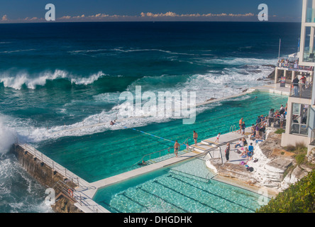 Bondi Icebergs Swimming Pool Sydney NSW Australia Stock Photo