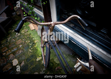 Old bike Stock Photo