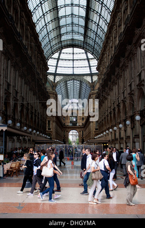 Plaza Del Duomo, Milan, Italy Stock Photo