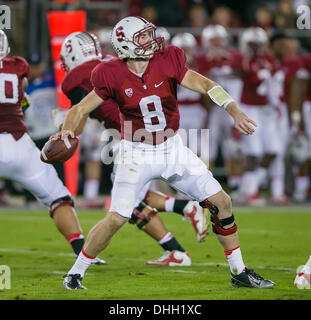 Stanford Cardinal Quarterback Kevin Hogan (8) During The 100th Rose 