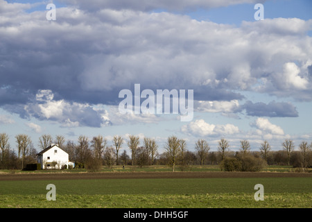 landscapr with house Stock Photo