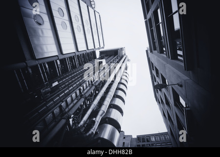 LONDON - SEPTEMBER 21: The Lloyds building during the annual Open House event in London Stock Photo