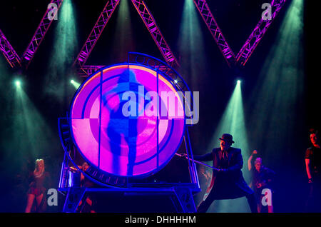 Prague, Czech Republic . 09th Nov, 2013. The Illusionists, show of seven magicians entitled Witness The Impossible pictured in Prague, Czech Republic on November 9, 2013. (CTK Photo/Vit Simanek) © CTK/Alamy Live News Stock Photo