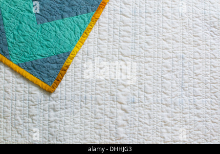 Back of Chevron Quilt Stock Photo