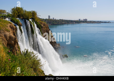 Lower Dueden Waterfall, Lara, Antalya, Antalya Province, Turkey Stock Photo