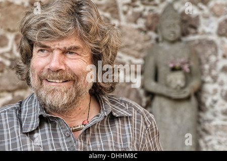 Reinhold Messner, born 17 September 1944, in Brixen, is an Italian mountaineer and explorer from the German-speaking autonomous Stock Photo