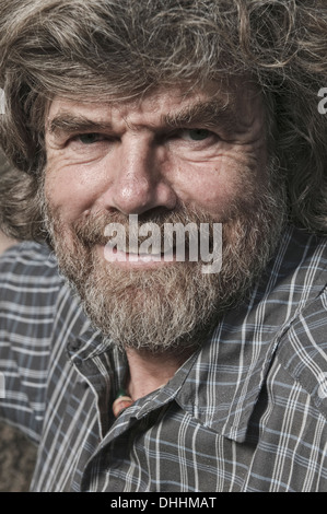 Reinhold Messner, born 17 September 1944, in Brixen, is an Italian mountaineer and explorer from the German-speaking autonomous Stock Photo