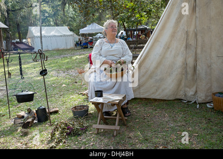 Festival at Oleno State Park in North Florida. Stock Photo