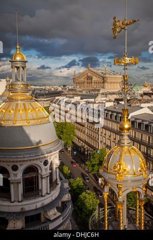 View of Garnier Opera House from the rooftop of Printemps, Paris France Stock Photo