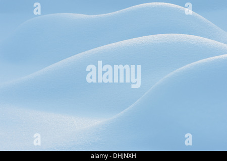 snow covered structures, Lapland, Sweden Stock Photo