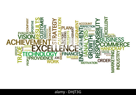 business word cloud Stock Photo