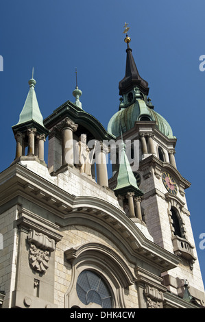 St. Nicholas Church, Frauenfeld,  Switzerland Stock Photo