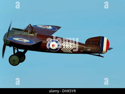 Bristol M1C vintage WWI monoplane fighter from the Shuttleworth Stock ...