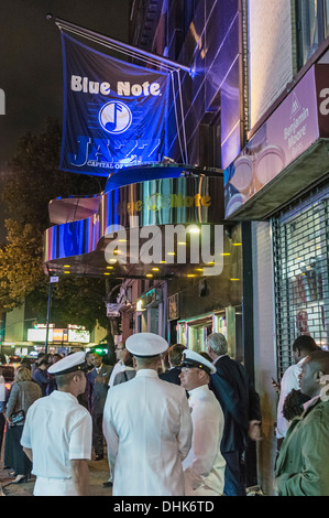 Jazz Bar Blue Note, Greenwich Village, Manhattan, New York Stock Photo