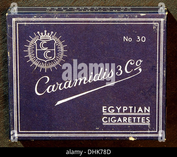 Caramidis 3 Co, No 10, Egyptian Cigarettes Stock Photo