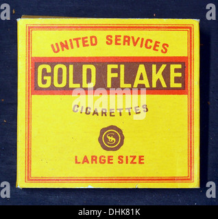 how many cigarettes in a pack of gold flake Ansties 10 Cigarettes. (HD Digitally enhanced print) The Gold Flake cigarettes packet,