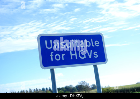 British Road Signs In England,UK. Stock Photo