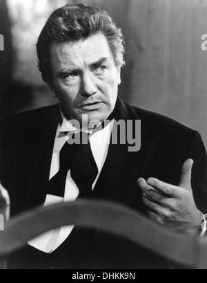 Albert Finney on-set of the Film, Under the Volcano, 1984 Stock Photo