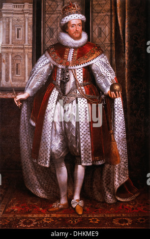 James I (1566-1625), King of England, 1603-25, Portrait Stock Photo