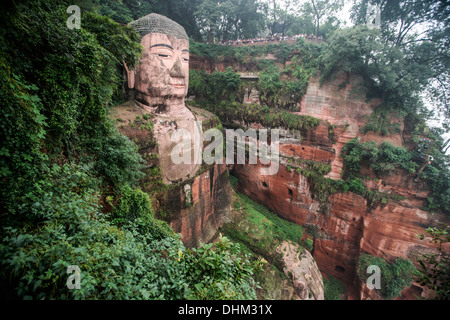 Leshan Giant Buddha, China Stock Photo