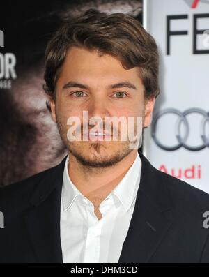 Los Angeles, CA, USA. 12th Nov, 2013. Emile Hirsch at arrivals for LONE SURVIVOR Gala Screening at AFI FEST 2013 Presented by Audi, TCL Chinese 6 Theatres (formerly Grauman's), Los Angeles, CA November 12, 2013. © Dee Cercone/Everett Collection/Alamy Live News Stock Photo