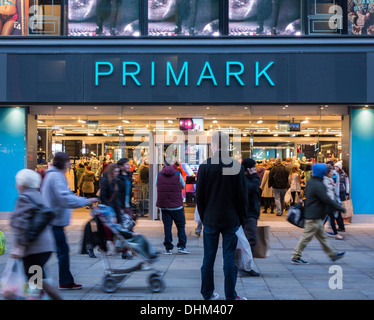 Primark store on Northumberland Street in Newcastle upon Tyne, England, UK Stock Photo