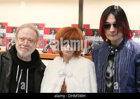 Linda Ramone (C) wife of the late punk rock legend, Johnny Ramone,  promotes his autobiography 'Commando' at Bookmarc in  West Hollywood, California - 27.04.12 Stock Photo