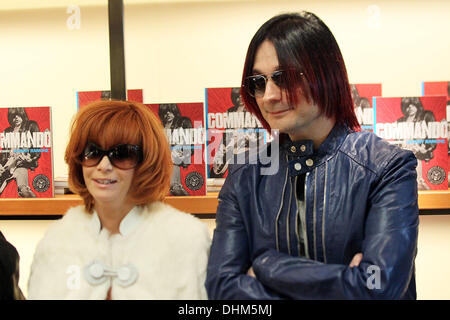 Linda Ramone wife of the late punk rock legend, Johnny Ramone,  promotes his autobiography 'Commando' at Bookmarc in  West Hollywood, California - 27.04.12 Stock Photo