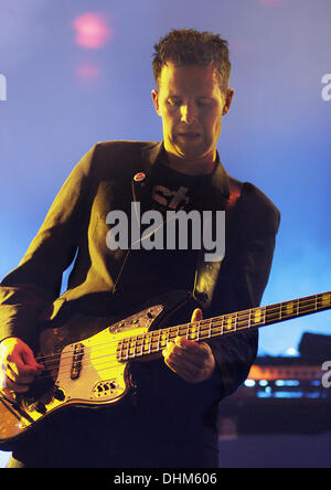 Tom Chapman New Order perform at the Manchester O2 Apollo