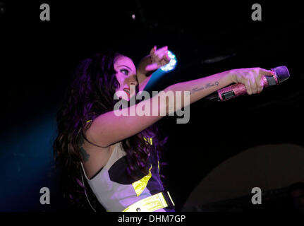 Tulisa Contostavlos makes her debut solo performance at Heaven  London, England - 28.04.12 Stock Photo