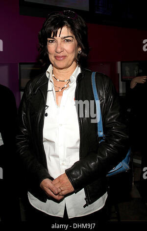 CNN Anchor and Chief International Correspondent Christiane Amanpour at the 'Cold War: The Complete Series' screening at The Paley Center for Media. New York City, USA - 29.04.12 Stock Photo