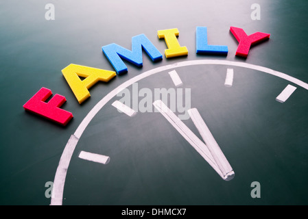 Time for family concept Stock Photo