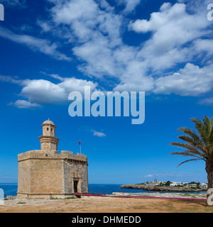 Ciutadella Castell de Sant Nicolas Castillo San Nicolas in Ciudadela Balearic Islands Stock Photo