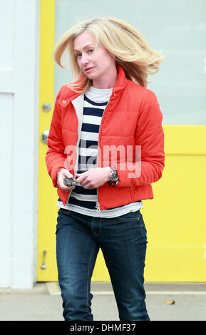 Portia de Rossi leaving a salon in Beverly Hills wearing no makeup