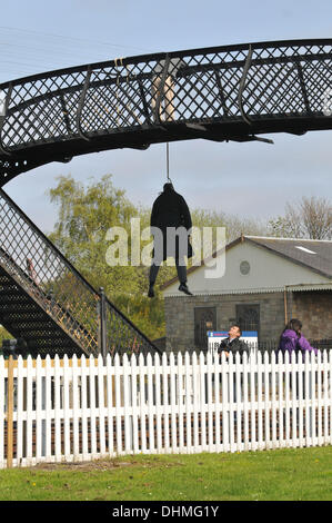 A hanging scene being filmed for the movie 'The Railway Man' Scotland - 02.05.12 Stock Photo