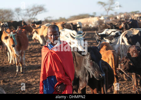 Oct. 31, 2013 - Tanzania - A look into the daily life of a Maasai ...