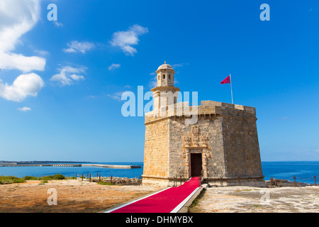 Ciutadella Castell de Sant Nicolas Castillo San Nicolas in Ciudadela Baleari Islands Stock Photo