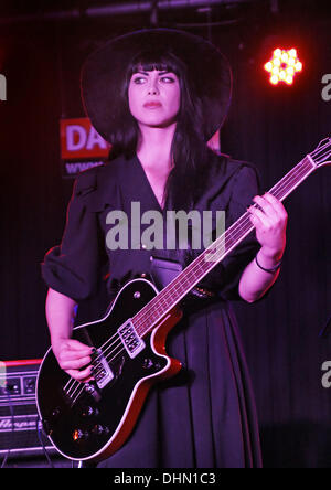 Olivia Jean of The Black Belles performing at Liverpool Erics Liverpool