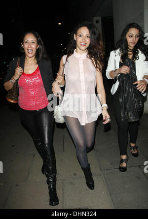 Amelle Berrabah,  at the Rose Club for Tulisa Contostavlos No.1 party for her hit song 'Young' London, England - 07.05.12 Stock Photo
