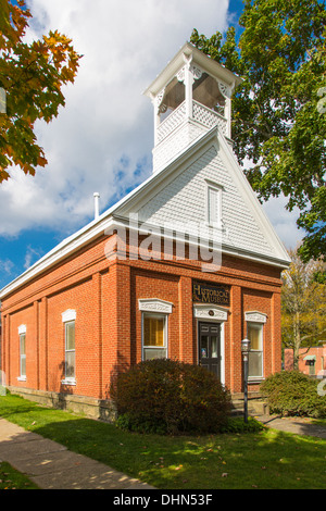 Historical Museum in Ellicottville in Western New York State, United States Stock Photo